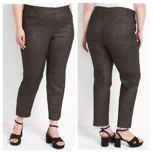 🎄SALE🎄NWT Lane bryant 4 season ankle mid rise gold shimmer *petite